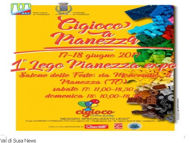 CIGIOCO: il primo ExpoLego a Pianezza - ValSusaNews (Comunicati Stampa) (Blog)