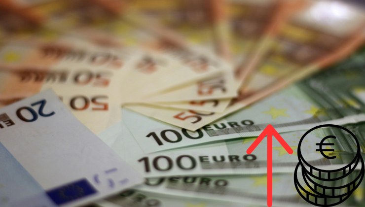 Banconote di vari tagli di euro