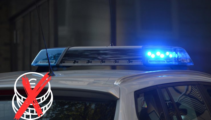 Luci volante della Polizia
