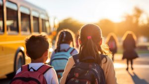 Scuolabus fermo: i bambini vanno a scuola