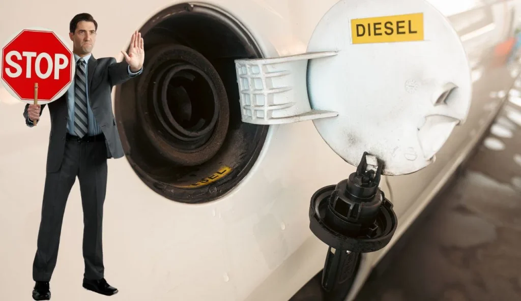 Stop alle auto diesel